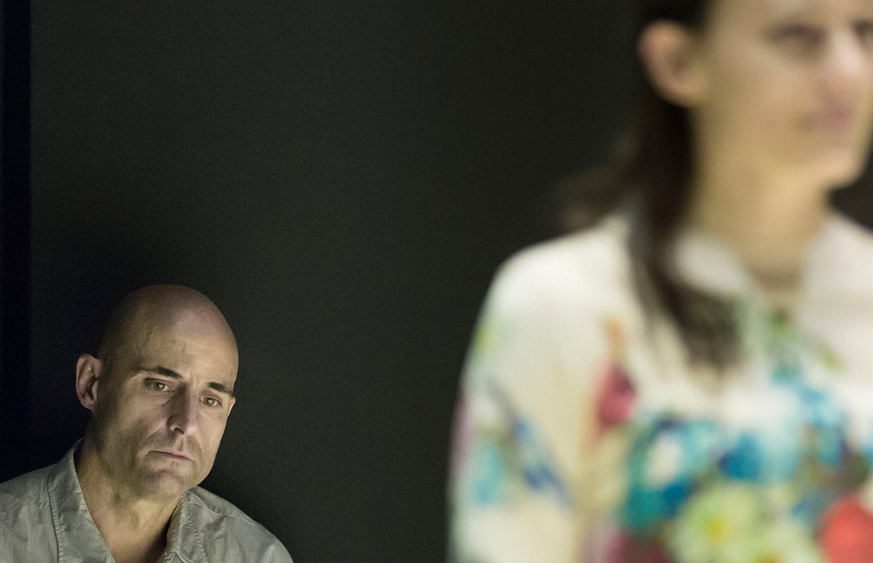 Mark Strong and Phoebe Fox in Arthur Miller's "The View from the Bridge".