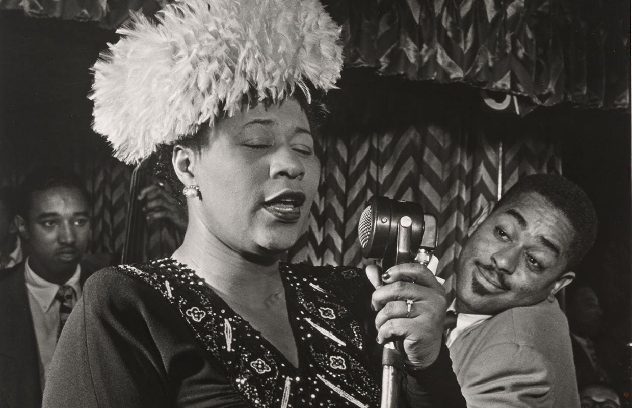 Ella Fitzgerald, Dizzy Gillespie and Ray Brown (with Milt Jackson)