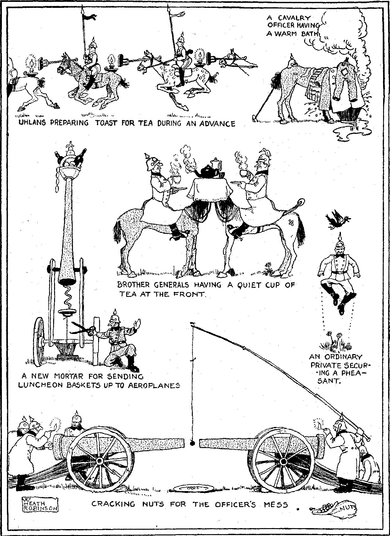 W. Heath Robinson — Project Gutenberg ebook of NY Times Current history, Vol 1 Issue 6