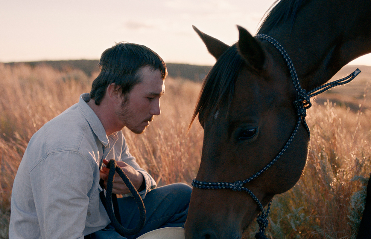 The Rider is Chloé Zhao's second film set on a Sioux Reservation in South Dakota. The film follows a cowboy who has to give up riding after an accident. 