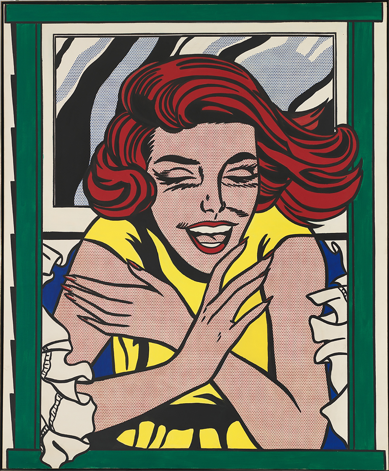 Roy Lichtenstein, Girl in Window (Study for World’s Fair Mural), 1963 - © Whitney Museum, N.Y. © Estate of Roy Lichtenstein New York / Adagp, Paris, 2017