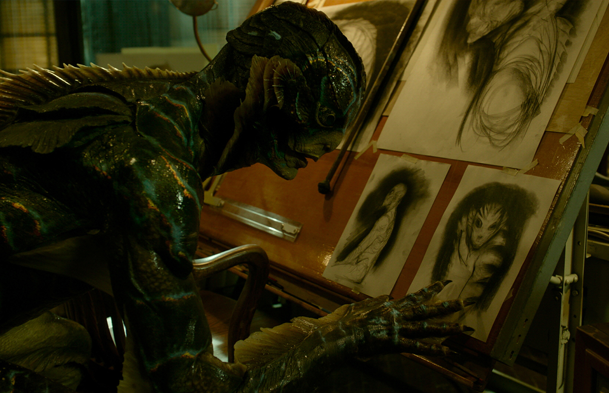 The creature is embodied by “monster specialist” Doug Jones, who has worked with del Toro since his debut, "Pan’s Labyrinth", through to portraying Abe Sapien in the "Hellboy" series.