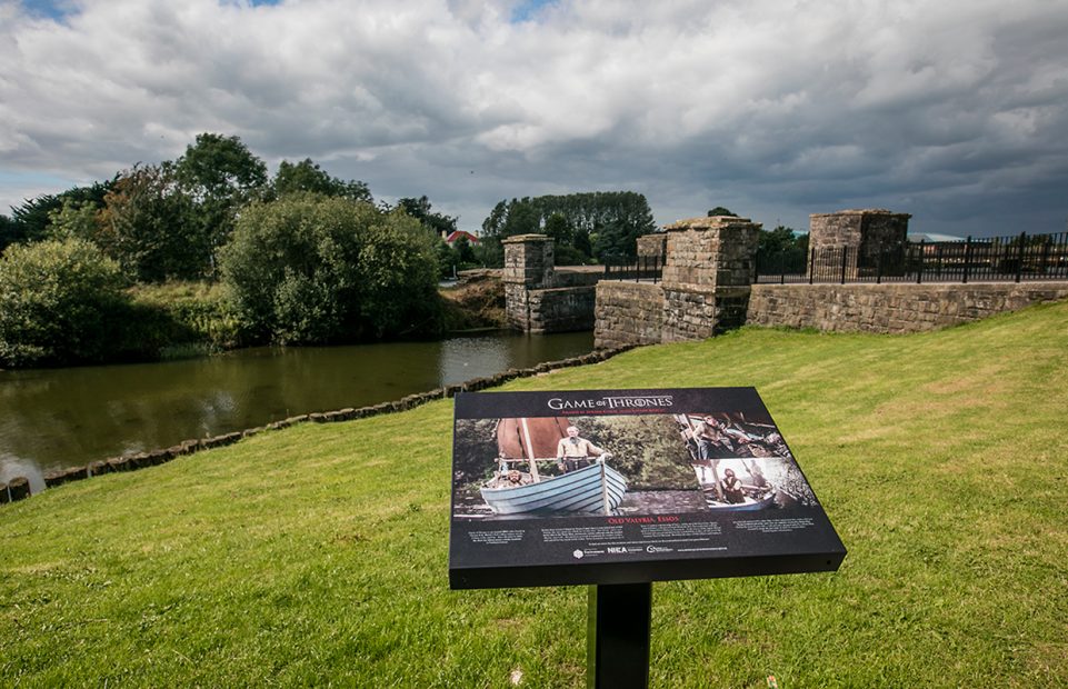 The Toome Canal, along the shores of Lough Neagh, stood in for the Old Valyrian Canal.