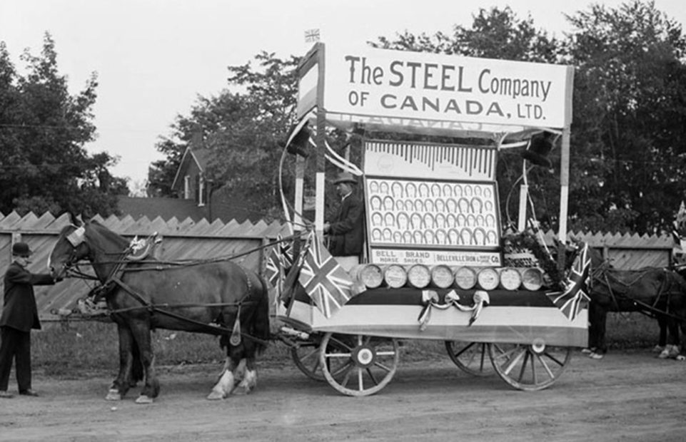Steel Company of Canada float on the First Labour Day