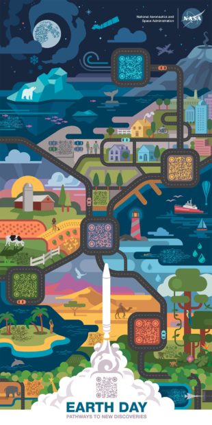 The full version of the Earth Day poster at the top of the page.