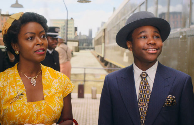 Jalyn Hall (right) as Emmett Till and Danielle Deadwyler as his mother, Mamie Till-Mobley, in the film Till.