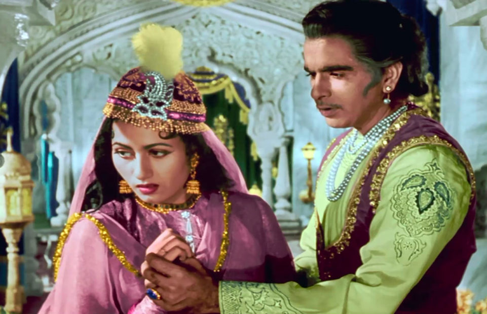 In "Mughal-E-Azam" (1960), directed by K. Asif, the star-crossed lovers Salim and Anarkali were played by two of the biggest stars in Indian cinema: Dilip Kumar and Madhubala.