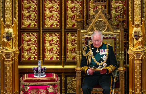 The last Queen's Speech, in 2022. The then Prince Charles represented Queen Elizabeth II.