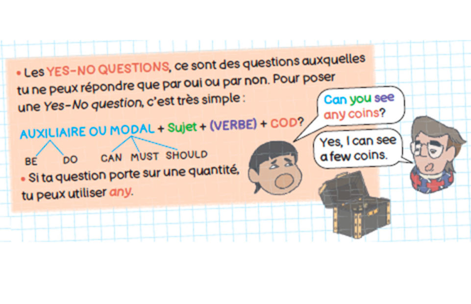 Grammatical information about yes/no questions.