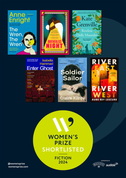 The shortlisted books for the Women's Prize for Fiction 2024.