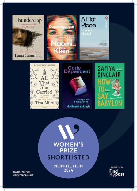 The shortlisted books for the Women's Prize for Non-Fiction 2024.