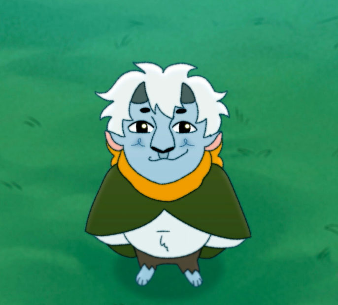 A young yeti as represented in the short film Himal.