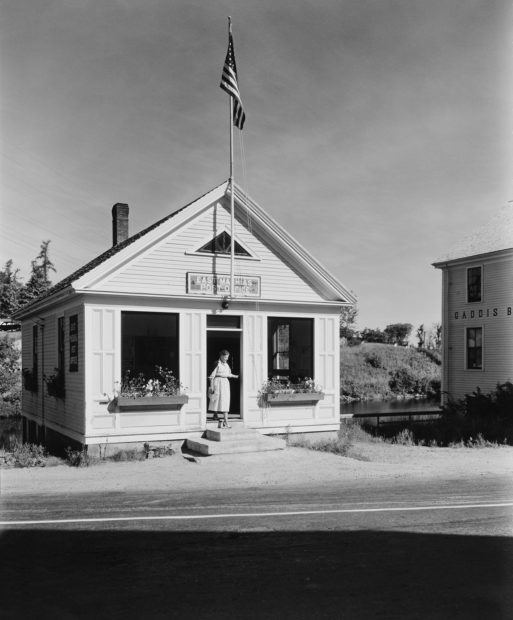 Berenice Abbott: Post Office, East Machias, Maine, 1954.