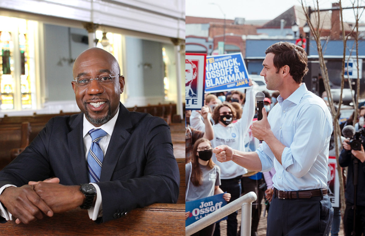 Senator Raphael Warnock and Senator Jon Ossoff