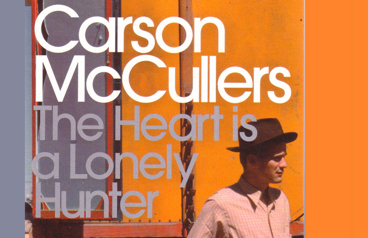 The cover of The Heart is a Lonely Hunter by Carson McCullers.