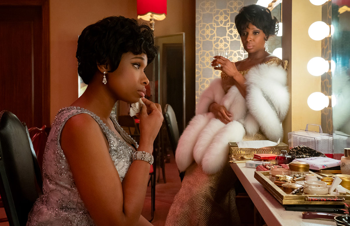 Jennifer Hudson as Aretha Franklin and Mary J. Blige as Dinah Washington in Respect.