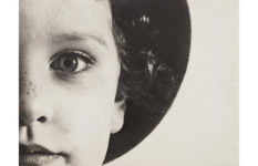 Max Burchartz 's 1928 photo, Lotte (Eye), an off-centre image of the right-hand side of his daughter's face. 1928