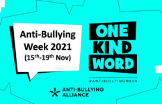 Anti-bullying week 2021 15-19 Nov One Kind Word Anti-Bullying Alliance
