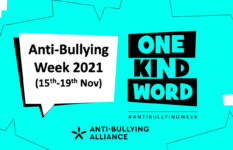 Anti-bullying week 2021 15-19 Nov One Kind Word Anti-Bullying Alliance