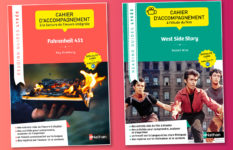 The covers for the Reading Guides Fahrenheit 451 and West Side Story.