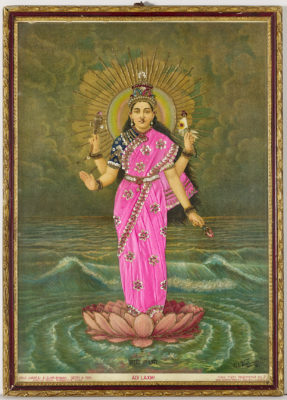 The goddess Lakshmi.