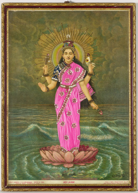 The goddess Lakshmi.