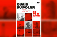 Poster for the Quais du polar festival 2024.