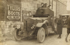 A British armoured car in Ireland during the War of Independence.