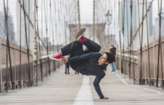 American break dancer Victor.