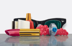 Tom Wesselmann, Still Life #60, 1973. A hyper-realist composition with sunglasses, nail varnish, lipstick and a ring.