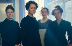 Rose Leslie (Isabella), Keeley Hawes (Cassandra), Mirren Mack (Dinah), and Jessica Hynes (Mary).