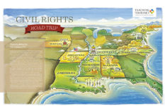 The Civil RIghts map used in the worksheet