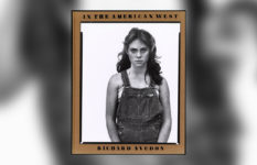 The poster for the exhibition In the American West, with a portrait of andra Bennett, twelve year old, Rocky Ford, Colorado, August 23, 1980