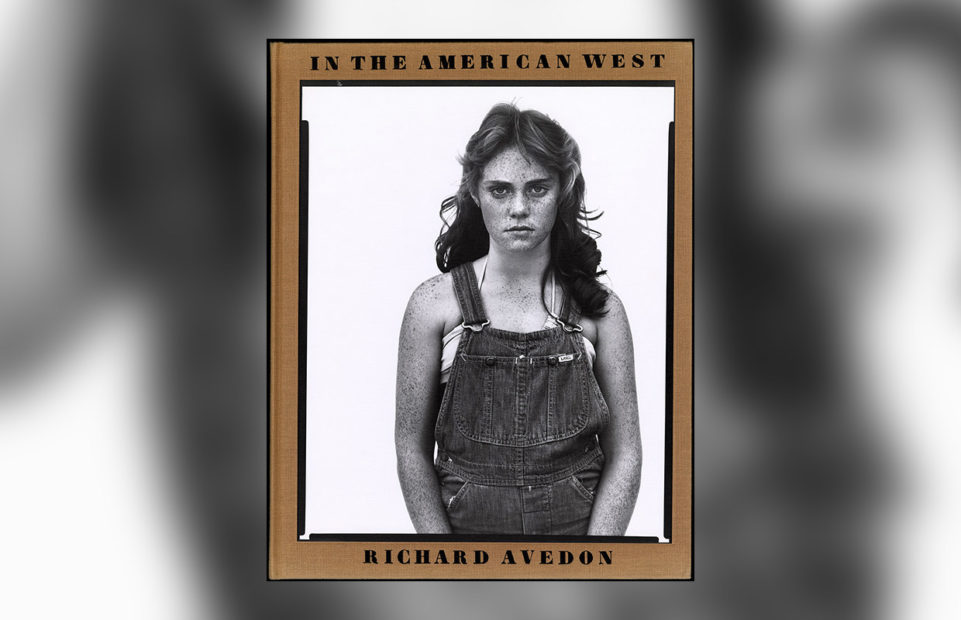 The poster for the exhibition In the American West, with a portrait of andra Bennett, twelve year old, Rocky Ford, Colorado, August 23, 1980