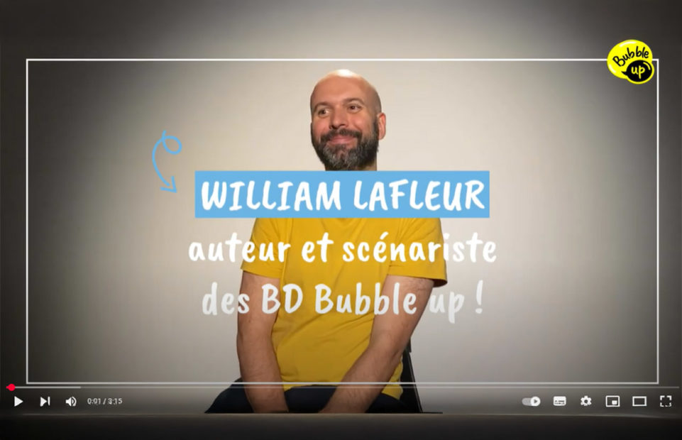 William Lafleur, image prise de l'interview