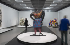 Niki de Saint Phalle: "Black Rosy" or "My Heart Belongs to Rosy", 1965, on display at the Grand Palais exhibition.